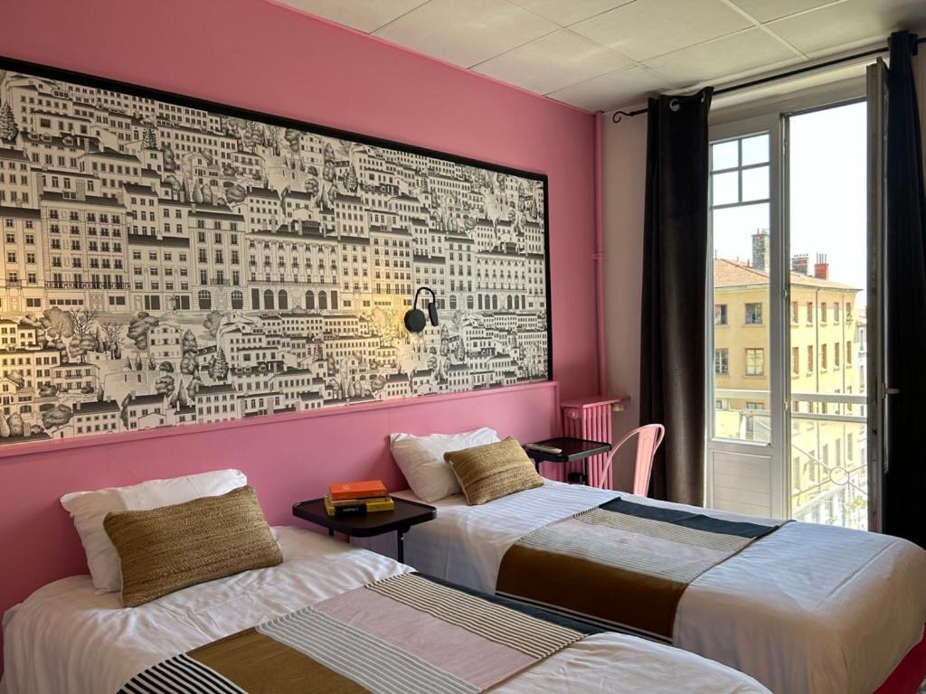 Hotel De La Croix-Rousse Lyon Buitenkant foto